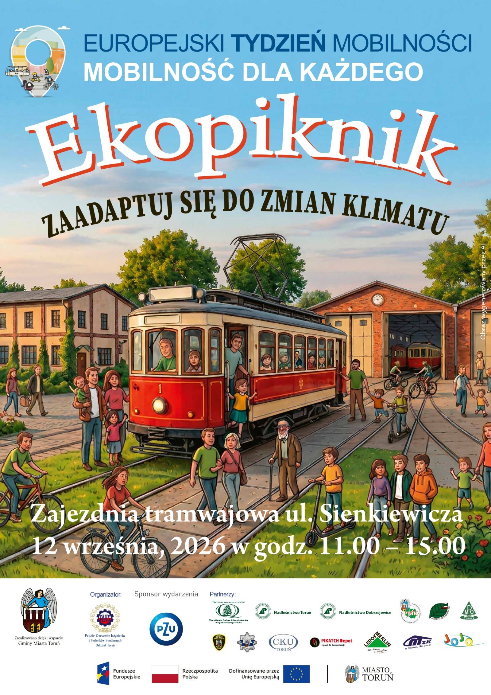 Ekopiknik "Zaadaptuj się do zmian klimatu" - plakat