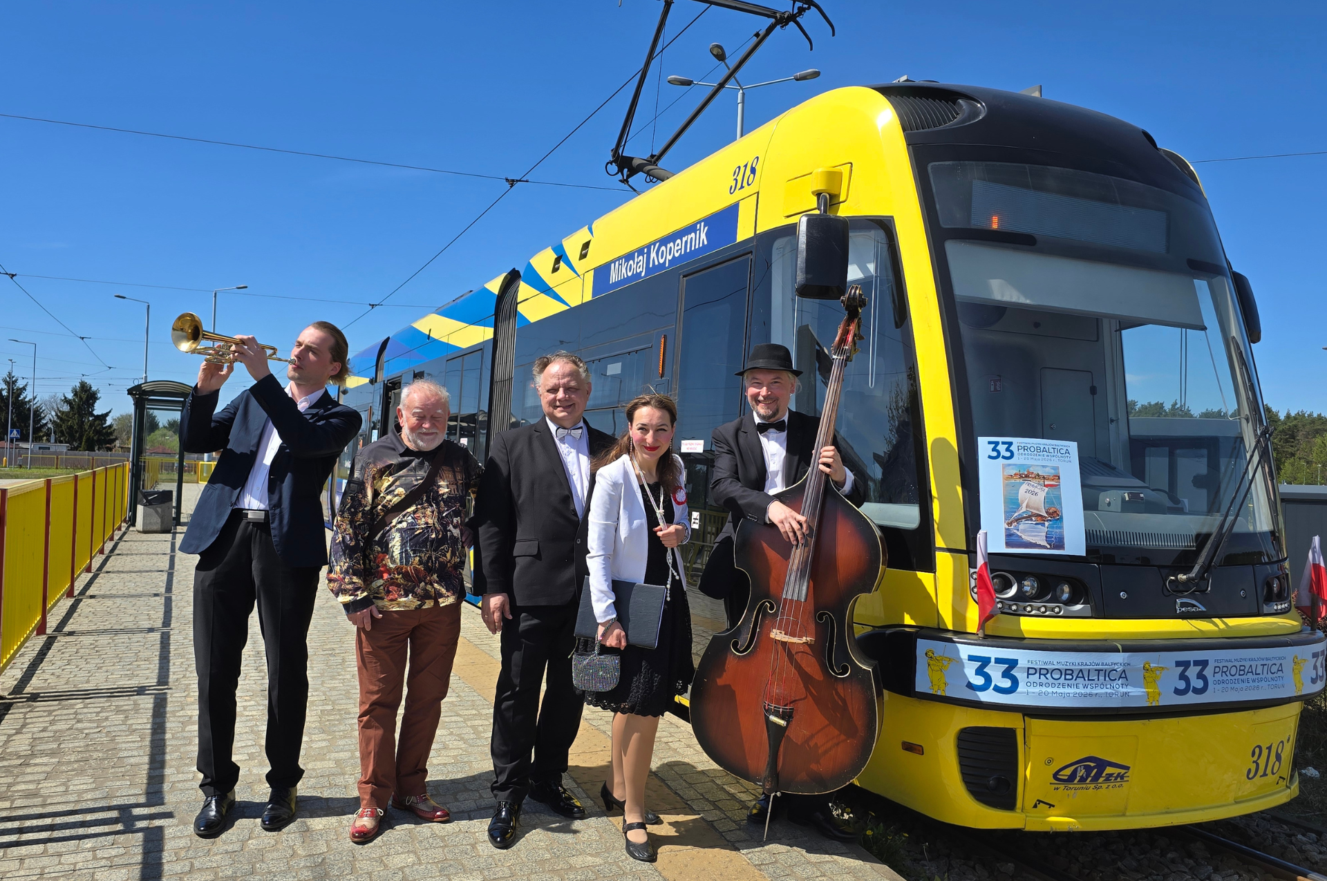 Ulicami miasta przejechał muzyczny tramwaj PROBALTIKI
